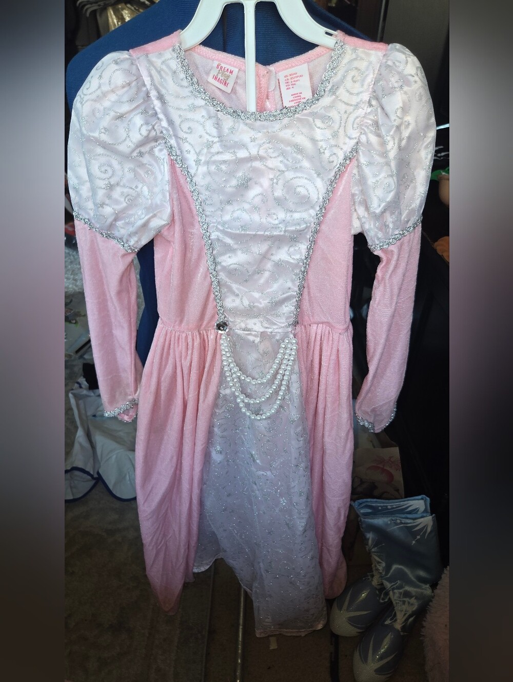 Special Edition Cinderella Party Embroidered Dress up Costume size 4 pink